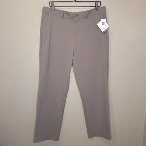 NWT Gap Fit Performance Stretch Khaki Pants Active, Men's Size 33x30, Gray